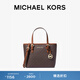 MICHAEL KORS邁克高仕 MK Jet Set travel 女士迷你超小號托特包菜籃子女包 棕色 200 超小號迷你