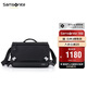 新秀麗（Samsonite）男士單肩包時(shí)尚休閑斜挎包多隔層單肩斜挎背包男生TO0黑色