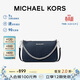 MICHAEL KORS禮物輕奢MK女包JET SET TRAVEL腋下斜挎手拿包中號海軍藍