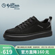 金利來(lái)（Goldlion）男鞋男士板鞋時(shí)尚個(gè)性舒適系帶休閑鞋G500330318AAA黑色41