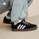 adidas「T頭鞋」VL COURT復古休閑板鞋德訓鞋男女阿迪達斯輕運動(dòng)   黑色/白色 (推薦女生選小半碼)   40