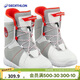 迪卡儂兒童秋季滑雪鞋單板運動(dòng)輕便防寒雪白30~31碼 4117614