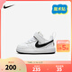 NIKE 耐克男女童休閑板鞋COURT BOROUGH輕便舒適兒童魔術(shù)貼運動(dòng)鞋低幫 DV5458-104 27 【建議腳長(cháng)16cm】