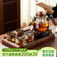憶壺茶（YIHUTEA）玻璃煮茶壺2025新款電陶爐套裝家用多功能燒水養生壺大容量茶具 【升級加大茶盤(pán)】煙灰壺7件套