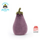 Jellycat趣味茄子蔬菜動(dòng)物毛絨玩偶安撫玩具娃娃送禮生日禮物 趣味茄子 Small