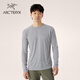 ARC'TERYX始祖鳥(niǎo) IONIA MERINO WOOL LS 男子 羊毛長(cháng)袖T恤 SOLITUDE HEATHER/隱秘灰 S