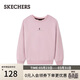 斯凱奇（Skechers）女士加絨套頭衛衣寬松簡(jiǎn)約長(cháng)袖T恤衫L425W011