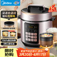 美的（Midea）京東自營(yíng)電壓力鍋深湯膽5L雙膽高壓鍋電飯煲家用4-6人 全自動(dòng)智能預約煲湯燉煮飯鍋MY-E523
