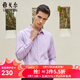 雅戈爾（YOUNGOR）長(cháng)袖襯衫男素色DP免燙襯衫舒適抗皺平整易打理 紫色 41 （175/96A）