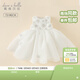 戴維貝拉（DAVE＆BELLA）兒童連衣裙禮服裙女童網(wǎng)紗裙小童公主裙夏裝童裙寶寶裙子 白色【現貨】 120 cm（建議身高110-120cm）