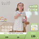 戴維貝拉（DAVE＆BELLA）新款夏裝女寶寶碎花連衣裙洋氣女童裙子純棉兒童公主裙童裙 小碎花印花【現貨】 120 cm（建議身高110-120cm）