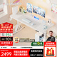 傲風(fēng)A4Pro電競桌實(shí)木電動(dòng)升降辦公桌電腦書(shū)桌子白1.6*0.7m