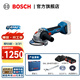 博世（BOSCH）GWS 18V-8無(wú)刷充電角磨機18V鋰電電動(dòng)切割機開(kāi)槽機打磨機手磨機 出廠(chǎng)標配（4.0Ah雙電池）