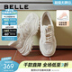 百麗（Belle）百搭舒適老爹鞋女商場(chǎng)同款個(gè)性休閑鞋B2H1DBM4 米色 38 (240mm)