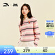安踏（ANTA）×呆萌町聯(lián)名丨條紋翻領(lǐng)長(cháng)T女春季新款撞色休閑POLO衫162548404 棉花糖粉-1 S （女160）