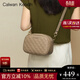 CALWAN KEODH包包女包2026新款真皮斜挎包小方包生日禮物送女友老婆 【卡其色】輕奢時(shí)尚百搭通勤包實(shí)用走心女生閨蜜