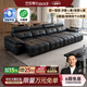 法莎蒂政府補貼意式極簡(jiǎn)勞倫斯零靠墻電動(dòng)功能沙發(fā)頭層牛皮沙發(fā)SF1219皮 【四電動(dòng)】3.55米單扶單+單+單+單扶單 【旗艦版·新太空坐感】3.0mm超厚半青頭層牛皮