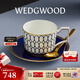 Wedgwood金粉年華午夜藍杯碟骨瓷咖啡杯碟精致下午茶杯碟 金粉年華午夜藍杯碟組