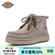 Dickies防寒雪地靴加絨加厚保暖棉鞋英倫風(fēng)冬季男靴 駝色    42   