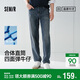森馬（Semir）森柔牛仔|牛仔褲男舒彈合體直筒長(cháng)褲2026春復古做舊109926124102