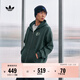 adidas 2025針織運動(dòng)連帽夾克外套男女秋季阿迪達斯三葉草 常春藤綠   L