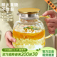 憶壺茶（YIHUTEA）冷水壺玻璃涼水壺家用耐高溫大容量涼水杯夏季客廳果汁桶涼白開(kāi)壺 【500+人用了說(shuō)好】涼水壺1450ml