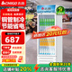 志高（CHIGO）展示柜商用立式冷藏保鮮柜酒水飲料超市酒吧便利店冷柜水果啤酒單門(mén)雙門(mén)展示柜 218L【單門(mén)加大款】下機【直冷】低耗節能 白色