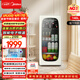 美的（Midea）可愛(ài)多140升冰吧冷藏家用客廳小冰箱辦公室冰吧茶葉飲料水果蔬菜保鮮柜紅酒柜JC-140GEMR國家補貼