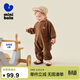 迷你巴拉嬰兒衣服寶寶可愛(ài)造型外出連體衣毛絨保暖爬服年春季