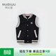 努比屋男童馬甲兒童春秋背心大童薄款馬夾男孩外穿學(xué)院風(fēng)休閑立領(lǐng)坎肩