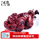 沐恩印度小葉紫檀高油密老料手把件小擺件 祥瑞貔貅BJ0472