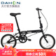 大行（DAHON）KT610折疊自行車(chē)16英寸城市通勤迷你成人男女學(xué)生小輪單車(chē) 黑色