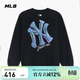 MLB衛衣男女情侶同款圓領(lǐng)套頭秋冬季長(cháng)袖運動(dòng)外套3AMTB3254-50BKS-M