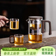 憶壺茶飄逸杯茶壺茶水分離泡茶壺泡茶杯玻璃泡茶壺茶具個(gè)人專(zhuān)用 600ML磁吸飄逸壺+2杯