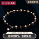 海蒂S925銀4-7mm混彩色無(wú)核滿(mǎn)天星淡水珍珠項鏈女送女友禮物附證書(shū)