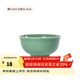 龍泉青瓷米飯碗陶瓷新款創(chuàng  )意中式餐具家用加厚吃飯碗大號面湯碗喝粥碗小碗 4.5英寸梅子青碗