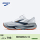 布魯克斯（BROOKS） ADRENALINE GTS 追嵐24 跑鞋男緩震透氣女運動(dòng)跑步鞋 男款 白色/深藍/云淡灰 41