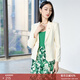 顏域氣質(zhì)短款西裝外套女秋裝2023年新款通勤職業(yè)百搭顯瘦女士西服 白色 M/38