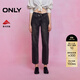 ONLY2026春季新款百搭高腰顯瘦九分褲直筒褲牛仔褲女|126149014 J09深牛仔灰色 L L標準褲長(cháng)