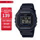 卡西歐（CASIO）卡西歐手表小方塊防水數顯電子表狂飆安欣同款男女學(xué)生運動(dòng)手表 W-218H-1B