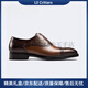 Lil Critters時(shí)尚新款英倫風(fēng)德比鞋男商務(wù)正裝尖頭皮鞋結婚新郎高檔手工牛津鞋 提醒：（運動(dòng)鞋40=皮鞋39） 40