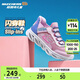 Skechers斯凱奇閃穿鞋女童春秋懶人一腳蹬休閑鞋時(shí)尚輕便運動(dòng)鞋319055L