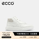 愛(ài)步（ECCO） 休閑鞋女 百搭簡(jiǎn)約平底鞋板鞋高幫球鞋 街頭272823 白色/灰白色27282352292 38