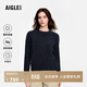 AIGLE艾高戶(hù)外時(shí)尚經(jīng)典簡(jiǎn)約圓領(lǐng)抓絨上衣女 海軍藍 BP343 38 165/88A