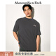Abercrombie & Fitch經(jīng)典小麋鹿圖案美式短袖T恤上衣25夏季男裝女裝124-5187 深灰色 L (180/108A)