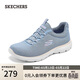 斯凱奇（Skechers）女鞋春季懶人一腳蹬健步鞋網(wǎng)面軟底休閑運動(dòng)鞋跑步鞋150268