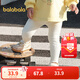 巴拉巴拉童裝女童褲子寶寶長(cháng)褲打底褲秋裝彈力舒適時(shí)尚萌 米白10302 90