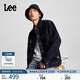 Lee舒適版男經(jīng)典款騎士牛仔夾克長(cháng)袖翻領(lǐng)外套休閑潮LMT0090125PN 清水洗 L