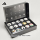 adidas迷你足球收藏套裝阿迪達斯官方 白/黑/紅/綠/藍 1號球