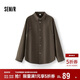 森馬（Semir）長(cháng)袖襯衫男春季撞色寬松翻領(lǐng)上衣純棉工裝水洗外套101125105102